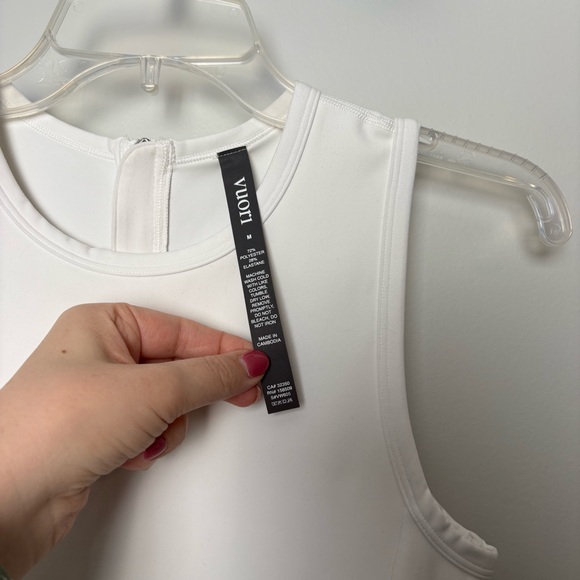 Vuori Topspin Dress in White - Picture 3 of 7